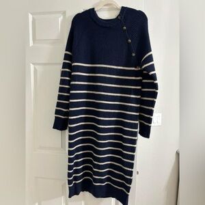 Boutique striped sweater dress